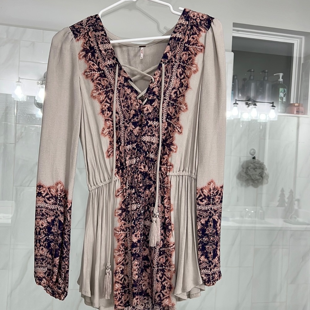 Free people long sleeved top